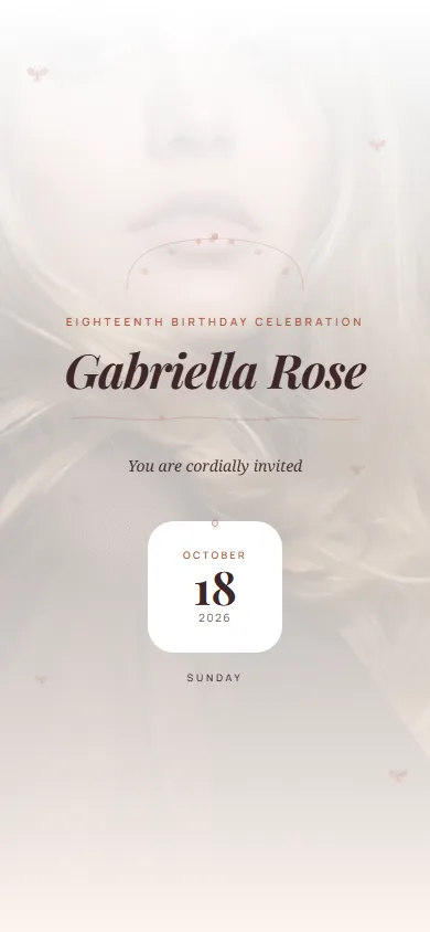 Enchanted Garden template preview